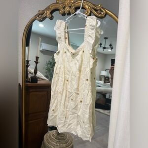 Floral Embroidered Dress